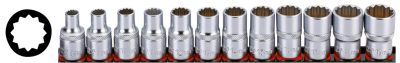 1/2" Socketset 12-point metric 12Pc on r (IT)