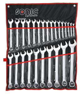 Combination wrench pouch metric 26pcs (IT)