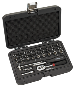Sonic 32pc 1/4" drive socket set SAE (IT)