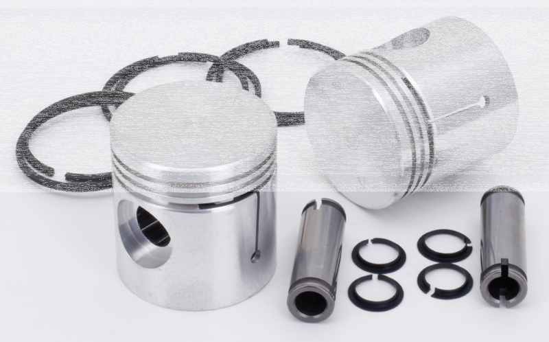 Pistons w/Hasting rings 45CI +.03" set/2 (IT)