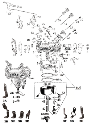 gasket, bowl lock nut, all models (IT)