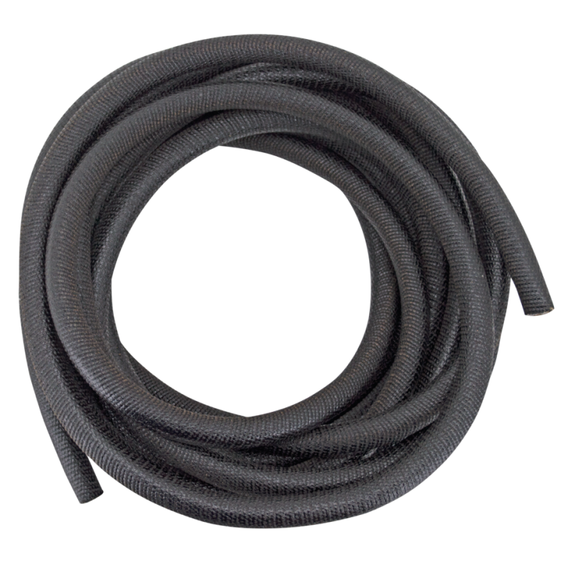 3/16 inch, wire loom, asphalt, 25 feet (IT)