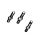 nut, mounting stud special, set of 3,WL (IT)