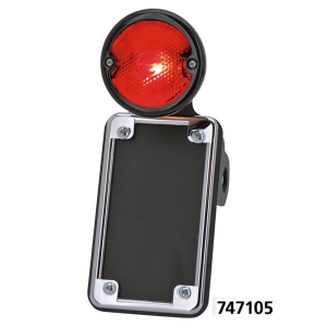 NSC 32 blackout taillight w/vertical lic (IT)