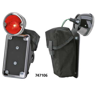 NSC 32 taillight w/vert.lic.mount w/bag