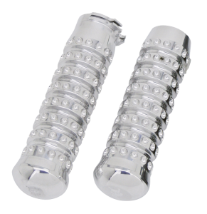 Ribbed grips Polished