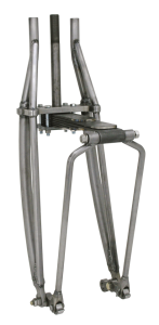 Indian style leafspring front fork