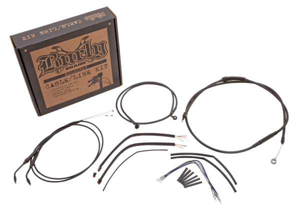 Cable kit black 13" bar ABS FLHT08-13 (IT)