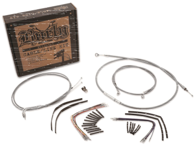 Cable kit braided St 16" bar FLST07-10 (IT)