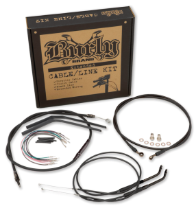 Cable kit black 12" bar no-ABS FXD+WG12- (IT)