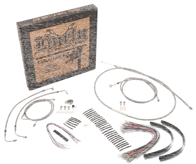 Cable kit braided St 16" bar FLT/FLHR00- (IT)