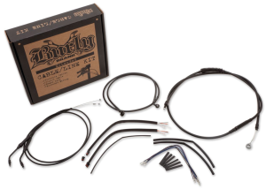 Cable kit black 12" bar no-ABS XL14-up (IT)