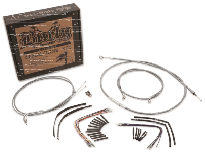 Cable kit braided St 14" bar ABS FLST+FX (IT)