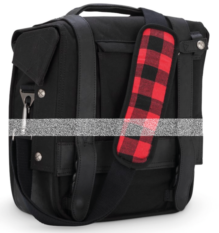 Burly Voyager Single Saddlebag Black (IT)