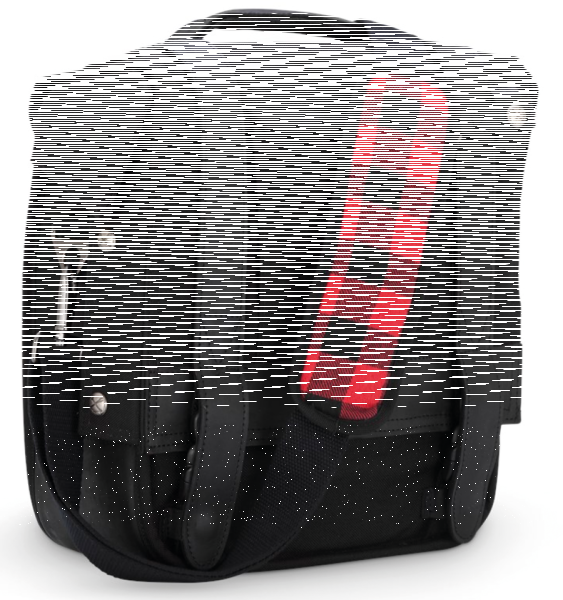 Burly Voyager Single Saddlebag Black (IT)