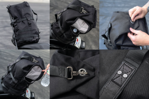 Burly Voyager Sissy Bar Bag Black (IT)