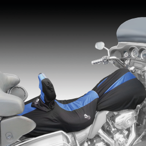 Bikesheath Seat/tankcover L blk/blue (IT)
