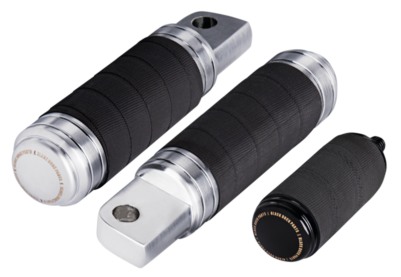 Black Duck replacement footpeg rubbers (IT)