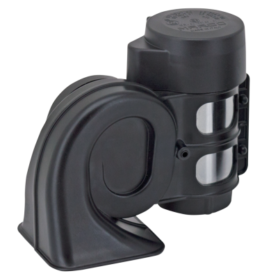 Blk Tornado 2tone horn w/internal compr. (IT)