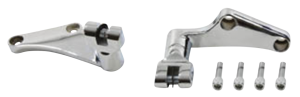 Rear Footpeg Mounts Chrome FXST86-06