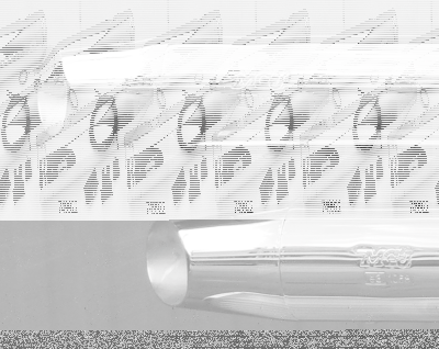 MCJ End Caps Royal 80 Tapered Slash Chr (IT)