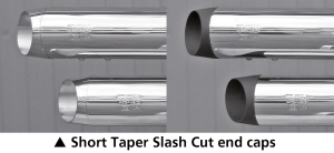 MCJ End Caps Royal 80 Short Tapered Chr (IT)