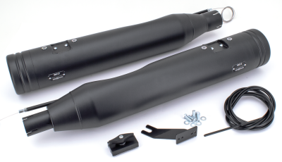 MCJ 120 Striped End Cap FLH/T17-21 Blk (IT)