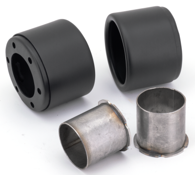 MCJ End Caps Race 90 Straight Black (IT)