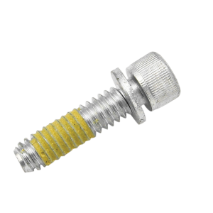 4pck SHC screws 1/4-20x1" w/washer, zinc