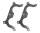 2pck BEARING, RETENTION PLATE (IT)