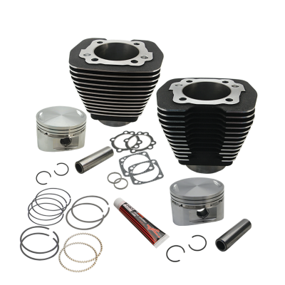 S&S 3-5/8" cyl.kit BT84-99 blk stck head (IT)