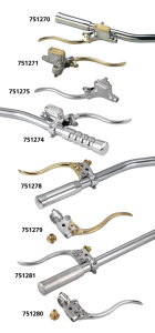 K-Tech Deluxe cable clutch satin alu/bra