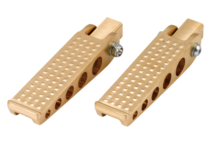 K-Tech forged satin brass knurled pegs (IT)