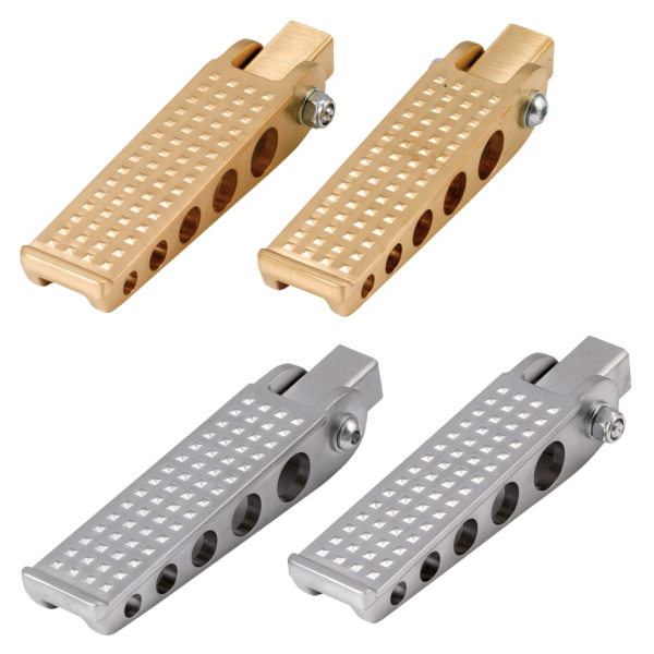 K-Tech forged satin brass knurled pegs (IT)