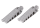 K-Tech forged satin chrome knurled pegs (IT)