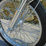 K-Tech mini front drum brake chrome