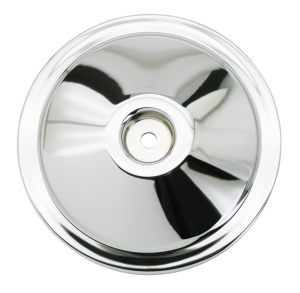 S&S Chr Domed Bobber billet a/c cover (IT)