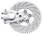 K-Tech Chopper sprocket brake kit polish