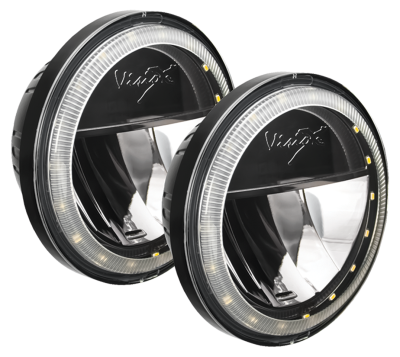 Vision X 4.5" round blk halo passinglamp (IT)