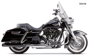 2Bros FLH/T95-16 Dual Slip Ons Carbon BL (IT)