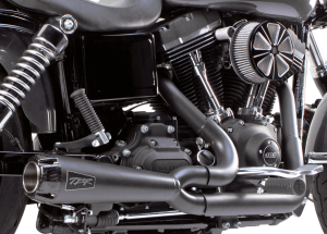 2Bros FXD06-17 2-1 SS CF Race Exhaust Bk