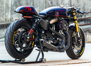 2Bros XL14-up 2-1 BLK CF Race Exhaust