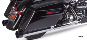 2Bros FLH/T17-up Dual Slip Ons Alu Chrom (IT)