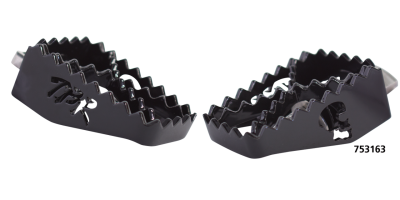 2Bros FXD/XL MX Footpeg SS Black (IT)