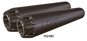 2Bros Comp-S slip-ons FXFB18-UP Black (IT)