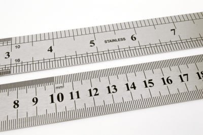 Stainless Steel ruler 50cm/20inch long (IT)