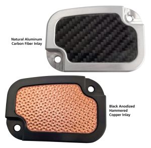 Master Cyl Cover XL04-17 Carbon/Black