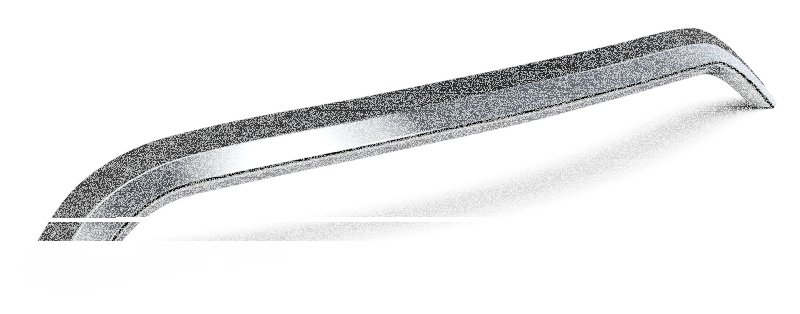 Center windshield trim FLTR15-UP chr (IT)