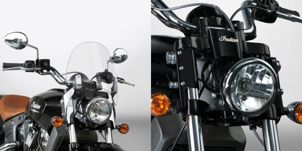 Switchblade Defl kit Indian Scout black (IT)