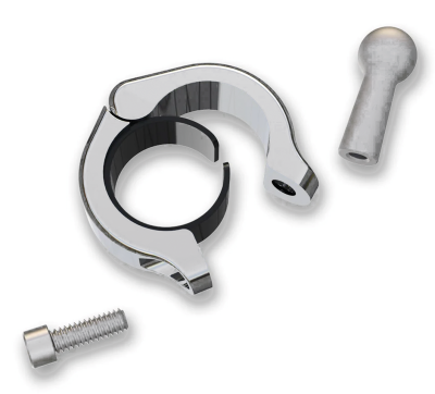 Aluminum Clamp Mount 1-1/8" Chrome